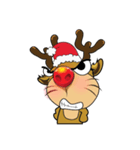 Cute Christmas Reindeer（個別スタンプ：16）