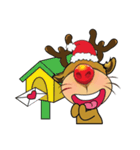 Cute Christmas Reindeer（個別スタンプ：19）