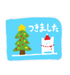 クリスマスのネコっぽい やさしいパステル（個別スタンプ：2）