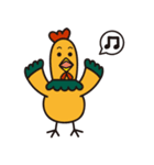 Bear NO.1 - bear and chicken（個別スタンプ：1）