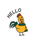 Bear NO.1 - bear and chicken（個別スタンプ：8）