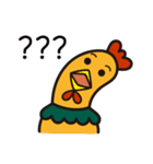 Bear NO.1 - bear and chicken（個別スタンプ：10）