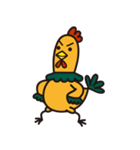 Bear NO.1 - bear and chicken（個別スタンプ：16）