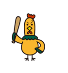 Bear NO.1 - bear and chicken（個別スタンプ：17）