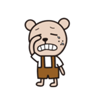 Bear NO.1 - bear and chicken（個別スタンプ：22）