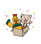 Bear NO.1 - bear and chicken（個別スタンプ：26）