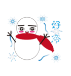 Colorful Christmas snow elves（個別スタンプ：4）