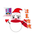 Colorful Christmas snow elves（個別スタンプ：18）