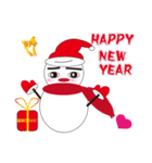 Colorful Christmas snow elves（個別スタンプ：22）