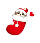 Shih Tzu Dog- FiFi: Merry Christmas（個別スタンプ：9）