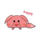 Kunyu kunyu the cute pink foxs（個別スタンプ：6）