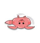 Kunyu kunyu the cute pink foxs（個別スタンプ：7）