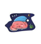 Kunyu kunyu the cute pink foxs（個別スタンプ：17）