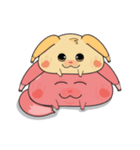 Kunyu kunyu the cute pink foxs（個別スタンプ：19）