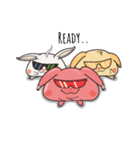 Kunyu kunyu the cute pink foxs（個別スタンプ：25）