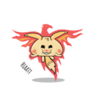 Kunyu kunyu the cute pink foxs（個別スタンプ：31）