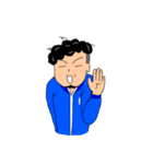 天パ男の感情。（個別スタンプ：2）