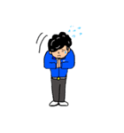 天パ男の感情。（個別スタンプ：5）