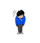 天パ男の感情。（個別スタンプ：6）