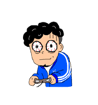 天パ男の感情。（個別スタンプ：11）
