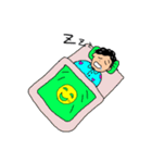 天パ男の感情。（個別スタンプ：12）