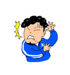 天パ男の感情。（個別スタンプ：14）