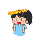 ポニテっ娘 2（個別スタンプ：3）
