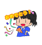 ポニテっ娘 2（個別スタンプ：6）