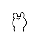 くまっぽくてうさぎっぽいやつ（個別スタンプ：10）