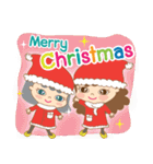 Nene ＆ Nana Holiday Christmas（個別スタンプ：3）