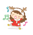 Nene ＆ Nana Holiday Christmas（個別スタンプ：6）