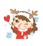 Nene ＆ Nana Holiday Christmas（個別スタンプ：7）