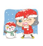 Nene ＆ Nana Holiday Christmas（個別スタンプ：10）