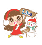 Nene ＆ Nana Holiday Christmas（個別スタンプ：18）