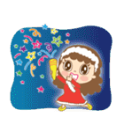 Nene ＆ Nana Holiday Christmas（個別スタンプ：24）