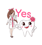 Lovely dentist and smart tooth by DTH（個別スタンプ：2）