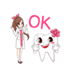 Lovely dentist and smart tooth by DTH（個別スタンプ：3）