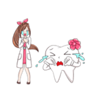 Lovely dentist and smart tooth by DTH（個別スタンプ：36）