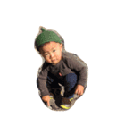 Serious look boy2（個別スタンプ：1）