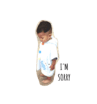 Serious look boy2（個別スタンプ：2）