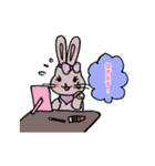 うさぎのスタンプその1.（個別スタンプ：7）