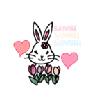 うさぎのスタンプその1.（個別スタンプ：14）