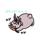 うさぎのスタンプその1.（個別スタンプ：15）