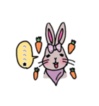 うさぎのスタンプその1.（個別スタンプ：16）