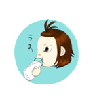 目つきの悪い我が家の1歳児（個別スタンプ：12）