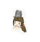ironic life's girl（個別スタンプ：6）