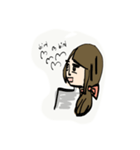 ironic life's girl（個別スタンプ：10）