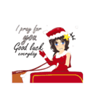 lady christmas（個別スタンプ：6）