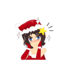 lady christmas（個別スタンプ：7）