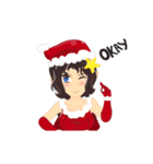 lady christmas（個別スタンプ：10）